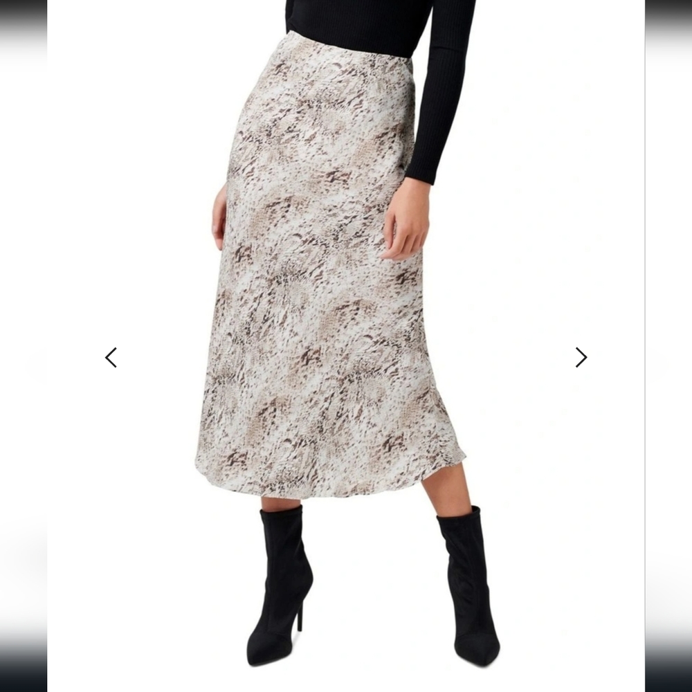 Forever New long skirt 100% slinky viscose pencil style size 6 - Picture 1 of 9